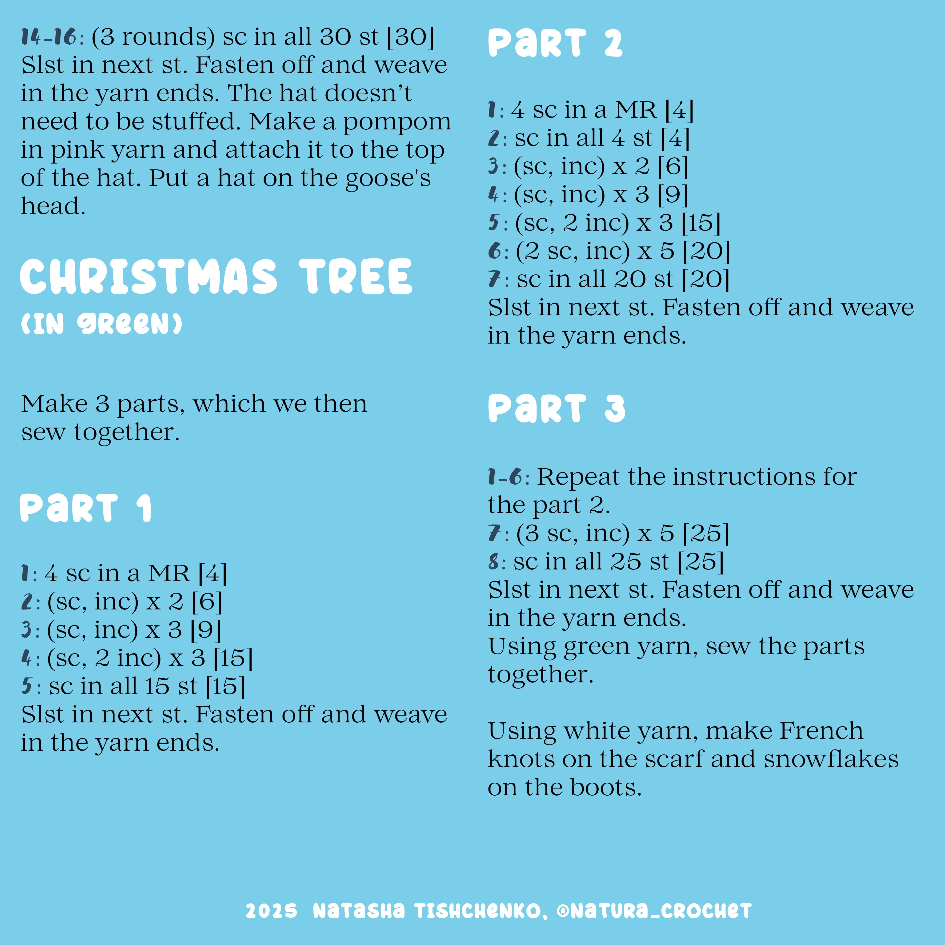 Benson the Goose Crochet Pattern