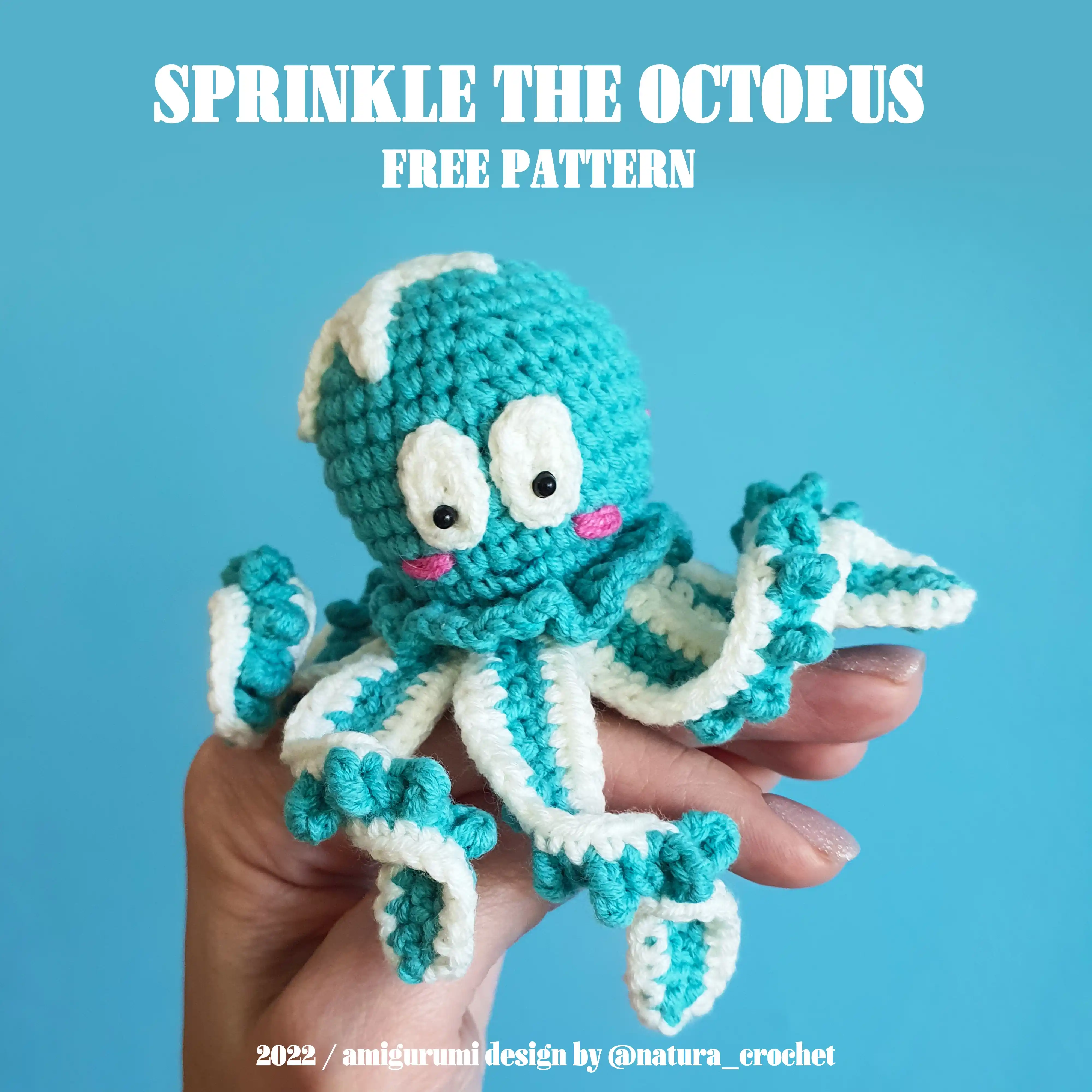 Sprinkle the Octopus Crochet Pattern  | Free Amigurumi PDF