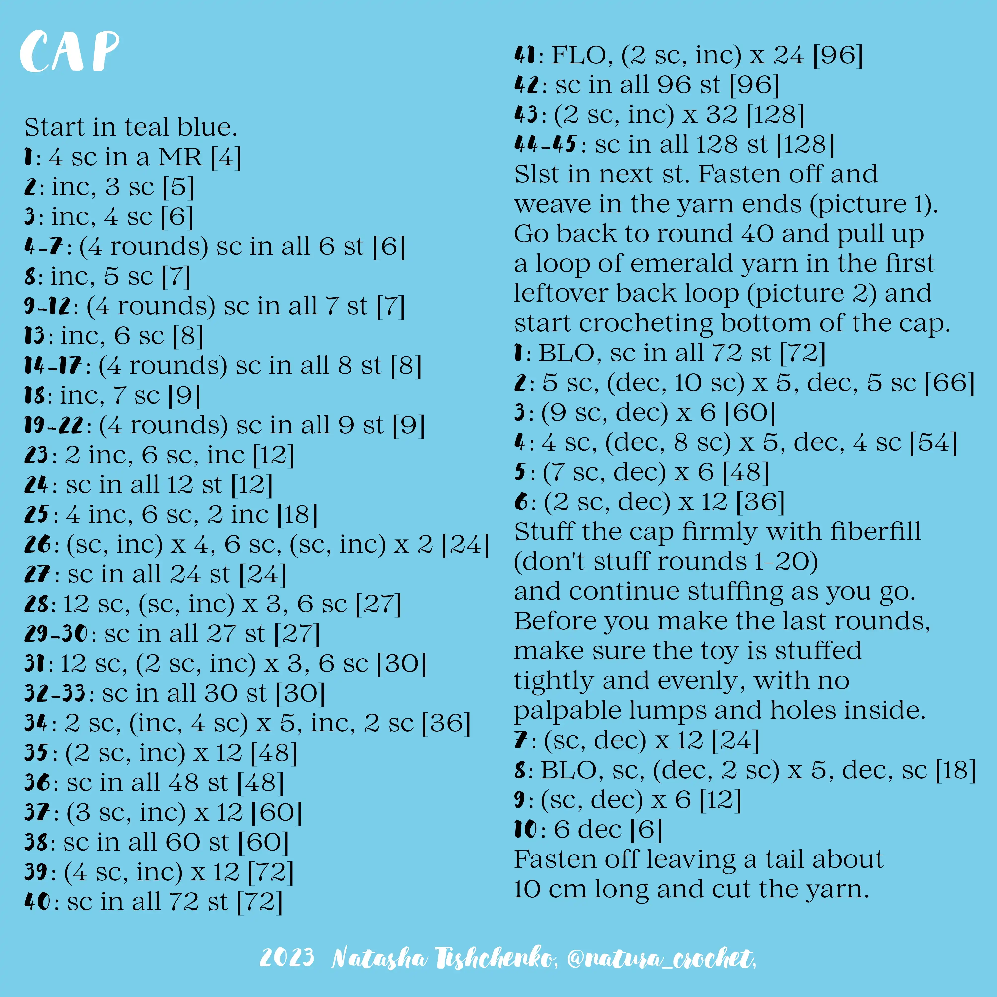 Oleg the Toadstool Crochet Pattern