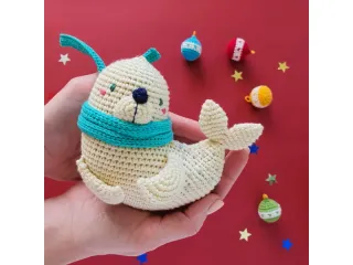 Snowball the Seal crochet pattern