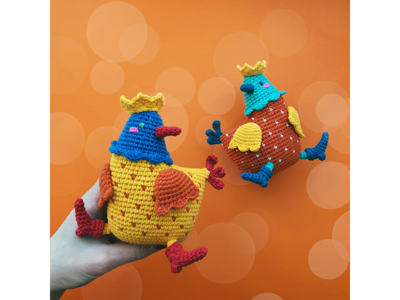 Funny Chicken Crochet Pattern | Amigurumi Crochet | PDF pattern