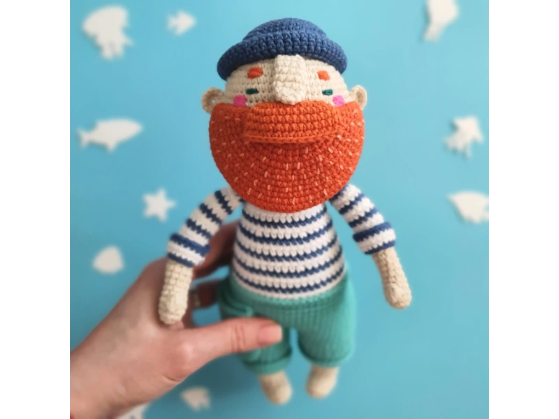 Boris the Fisherman Crochet Pattern