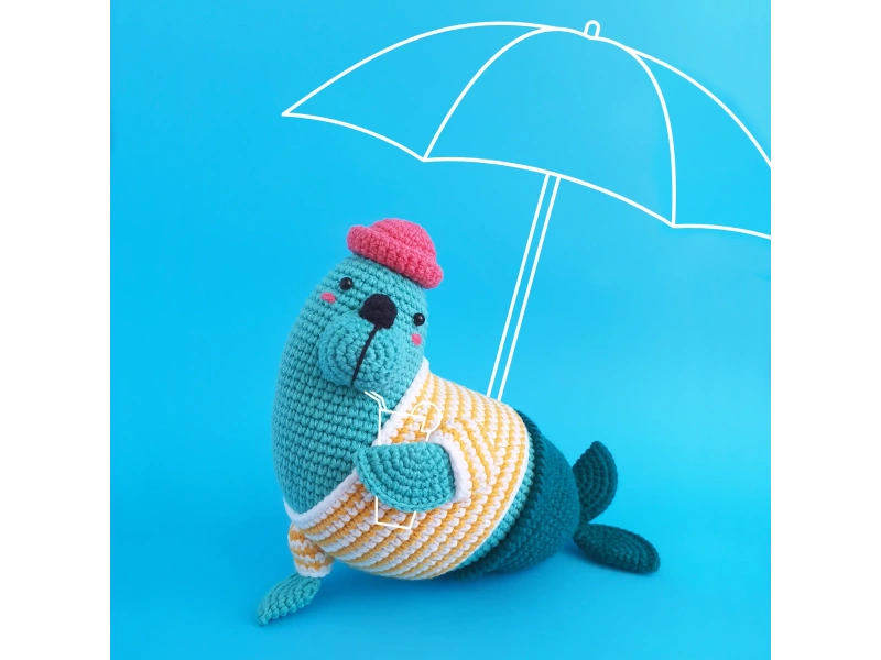 Neville the Seal Crochet Pattern