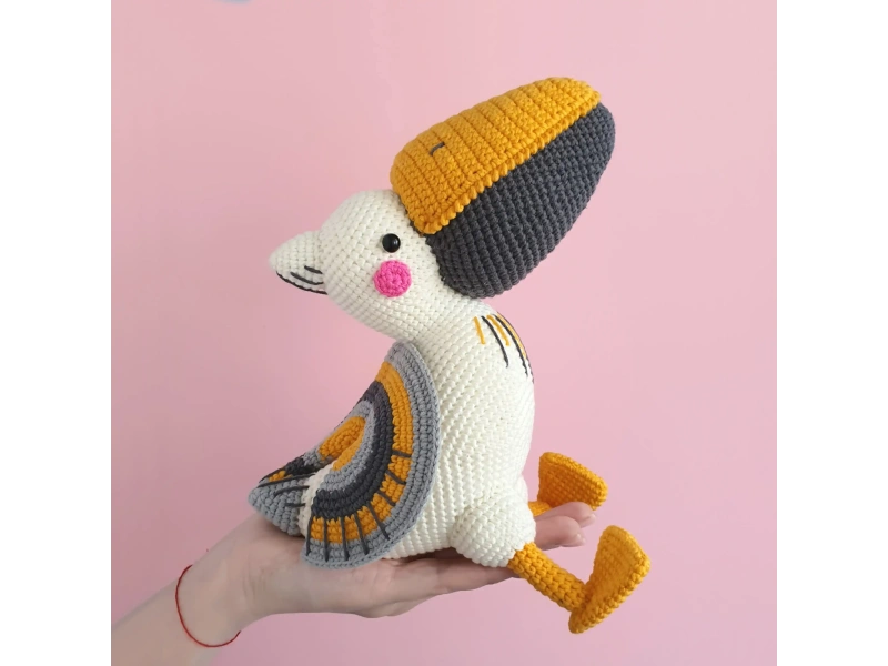 Narcissus the Pelican Crochet Pattern